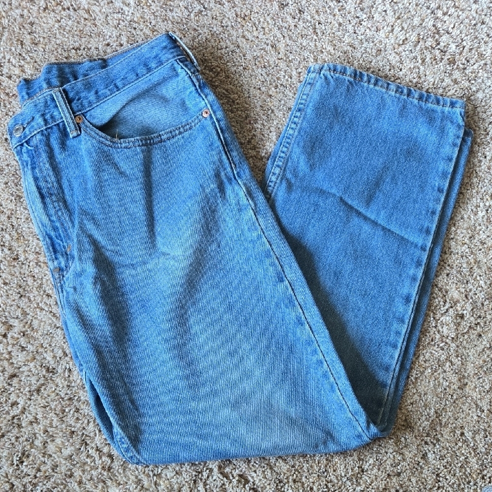Levi's 516 Classic Blue Straight Jeans, W38 30, Euc